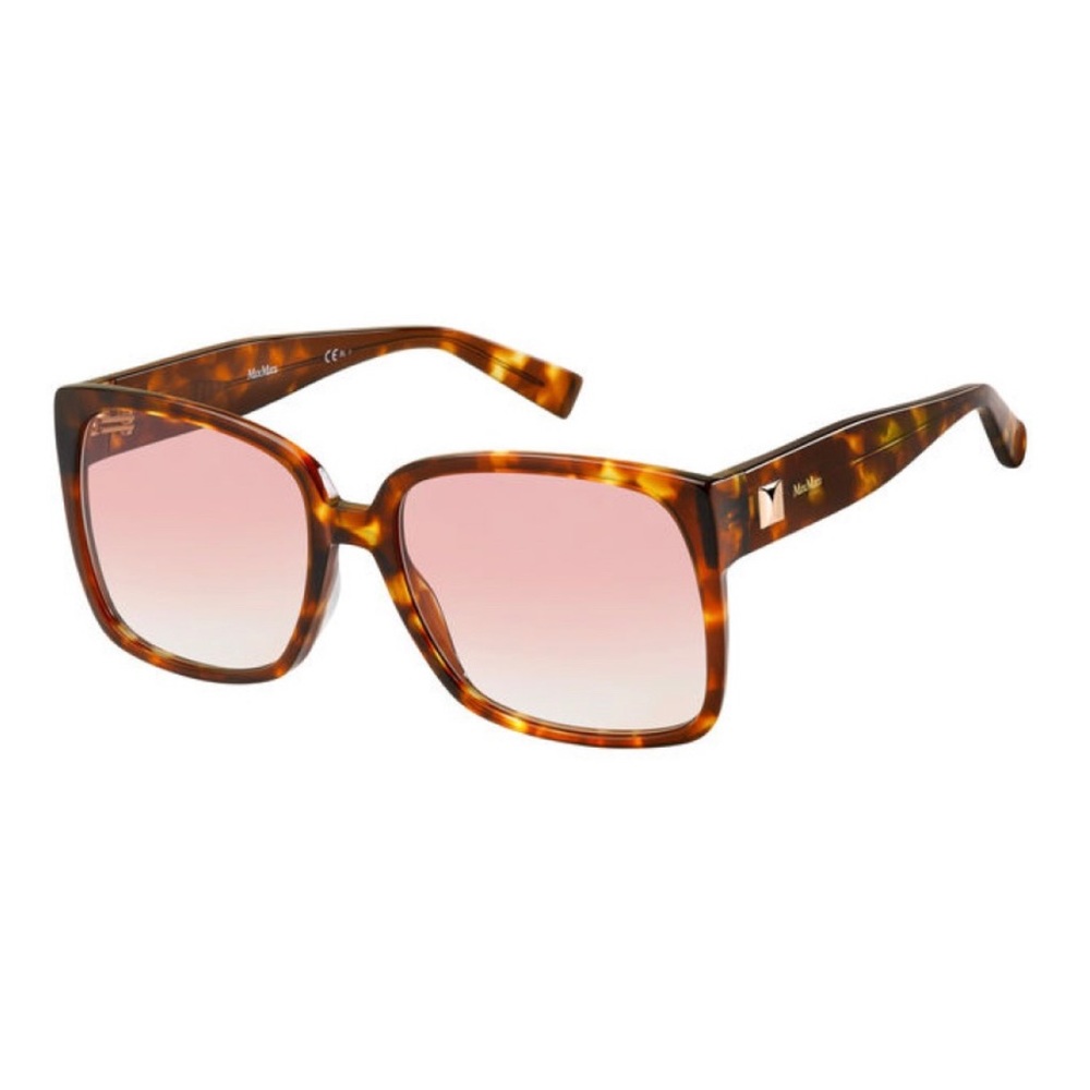 Max Mara  fancy sunglasses MM0UC17 Havana NWOT